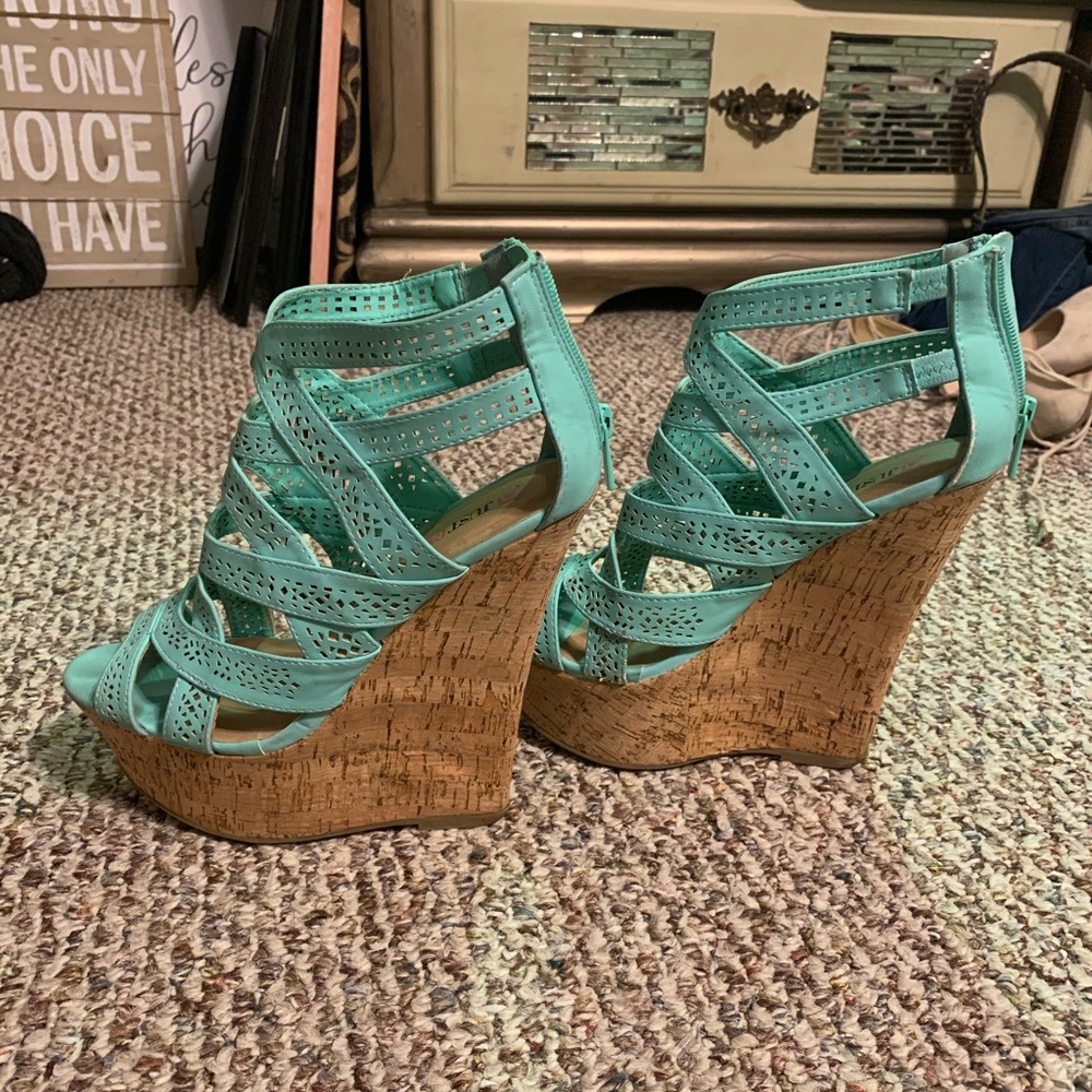 Turquoise Wedges